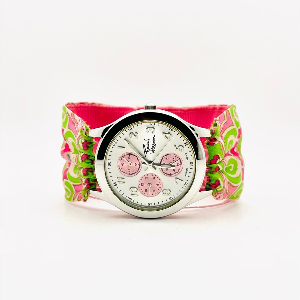 Vintage RACHEL WEISSMAN Fabric Band Watch - New Battery